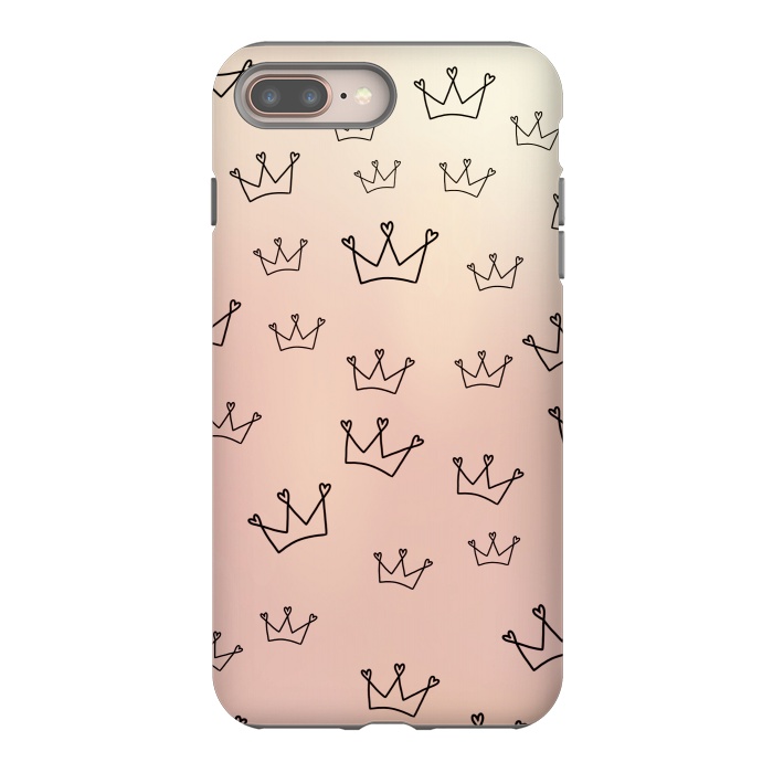 iPhone 7 plus StrongFit Crown heart by Jms