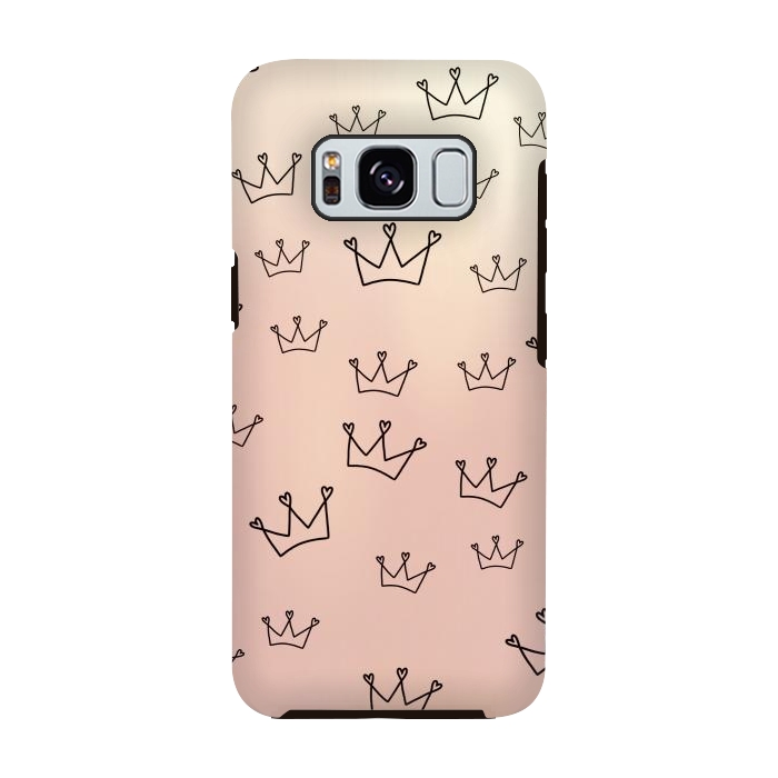 Galaxy S8 StrongFit Crown heart by Jms