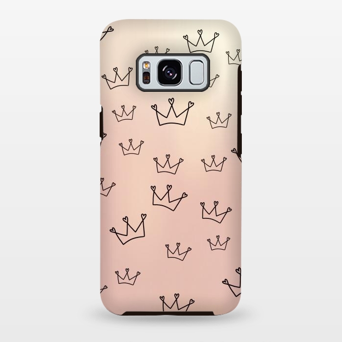 Galaxy S8 plus StrongFit Crown heart by Jms
