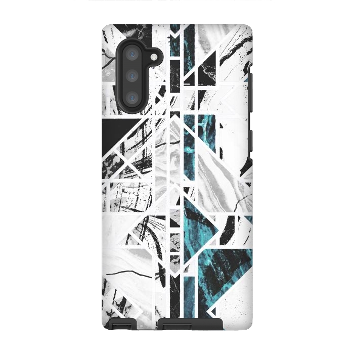 Galaxy Note 10 StrongFit Marble mosaic tiles by Oana 