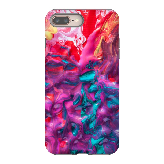 iPhone 7 plus StrongFit abstract paint art by MALLIKA