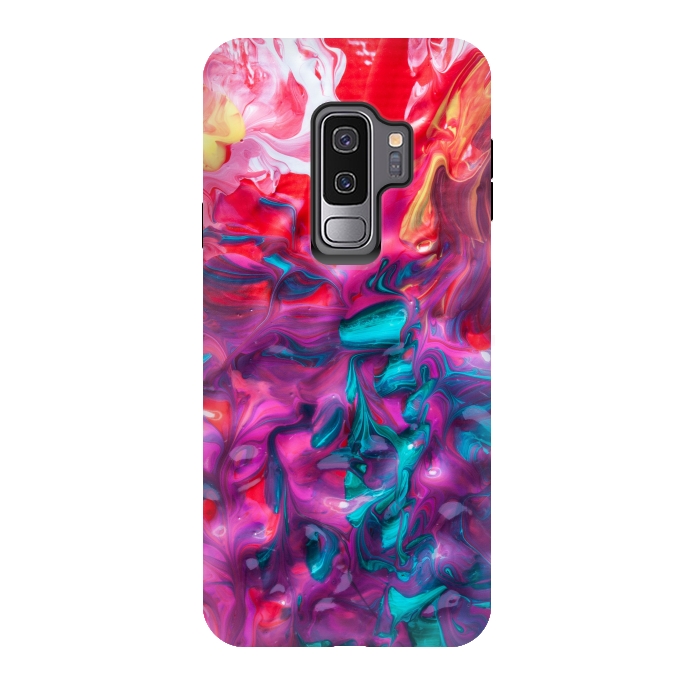 Galaxy S9 plus StrongFit abstract paint art by MALLIKA