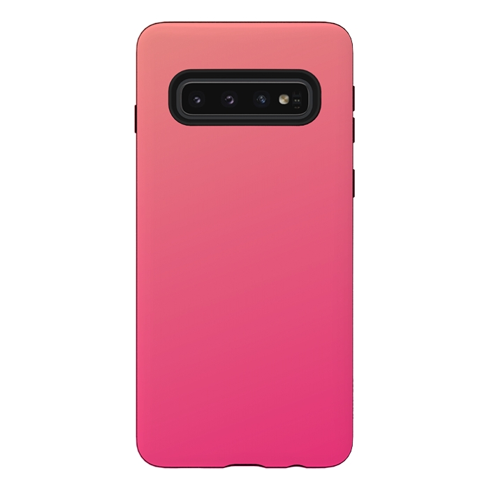Galaxy S10 StrongFit pink shades 3  by MALLIKA