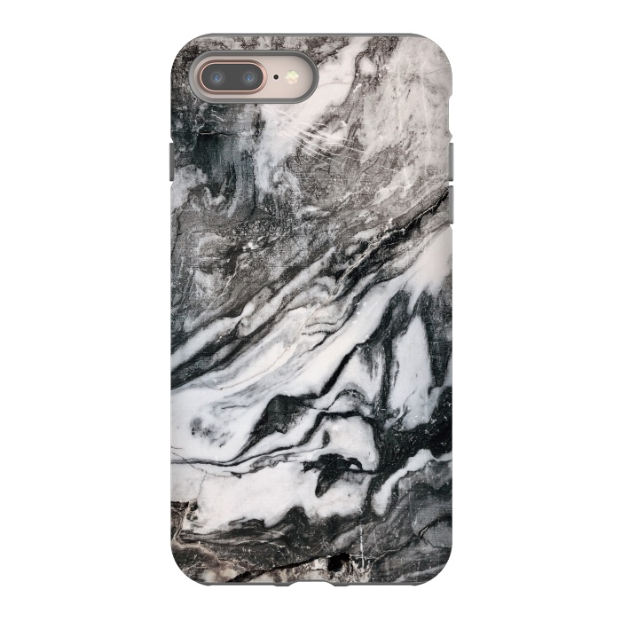 iPhone 7 plus StrongFit White and black Marble by Winston