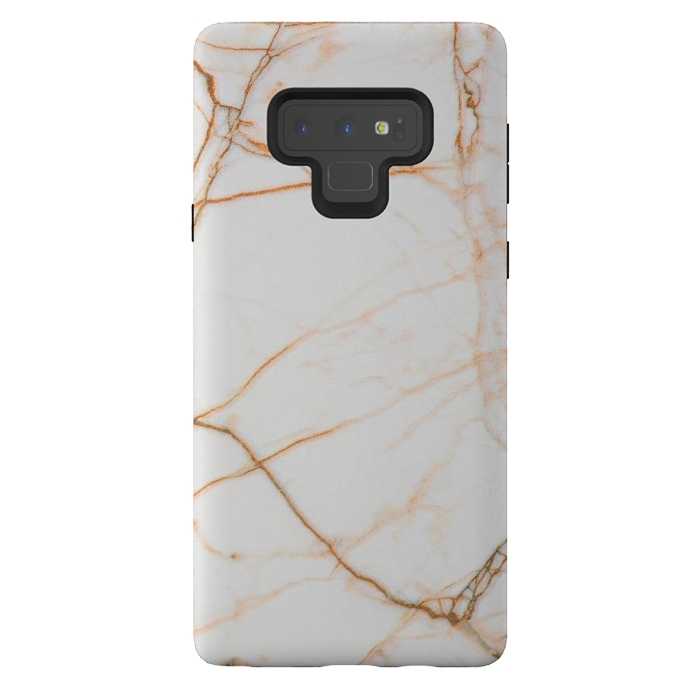 Galaxy Note 9 StrongFit Gold marble by Winston