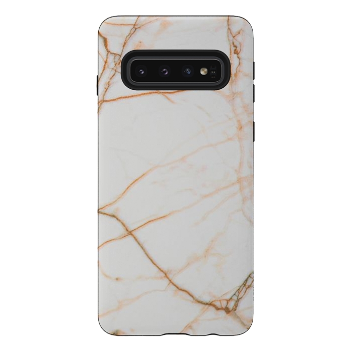 Galaxy S10 StrongFit Gold marble by Winston