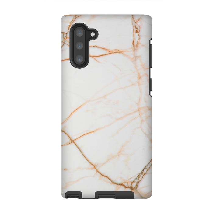Galaxy Note 10 StrongFit Gold marble by Winston