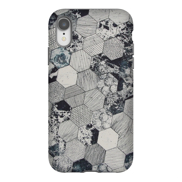 iPhone Xr StrongFit Hexagonal by Winston