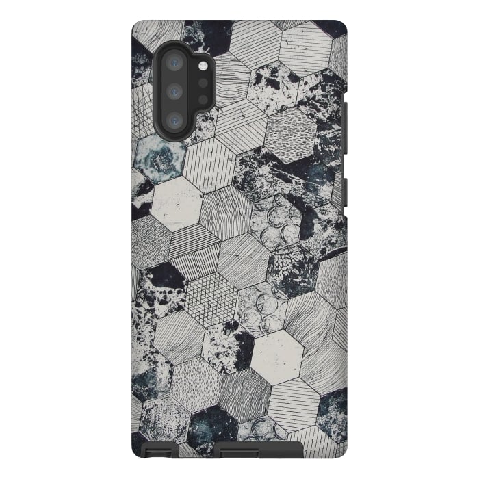 Galaxy Note 10 plus StrongFit Hexagonal by Winston
