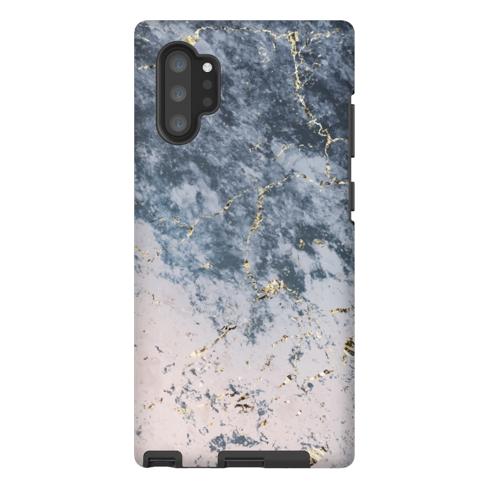 Galaxy Note 10 plus StrongFit Pink and blue marble by Winston