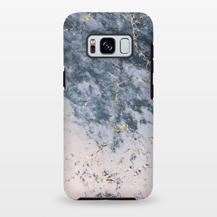 Galaxy S8 plus StrongFit Pink and blue marble by Winston