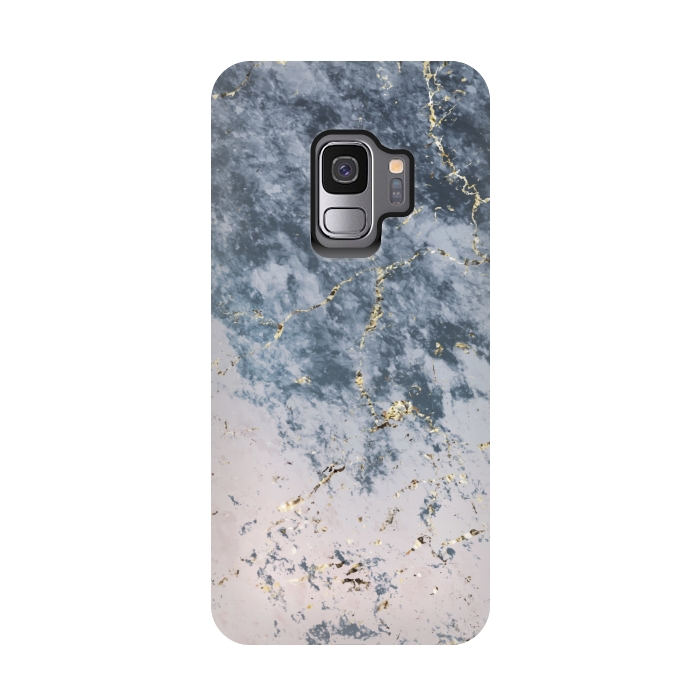 Galaxy S9 StrongFit Pink and blue marble by Winston