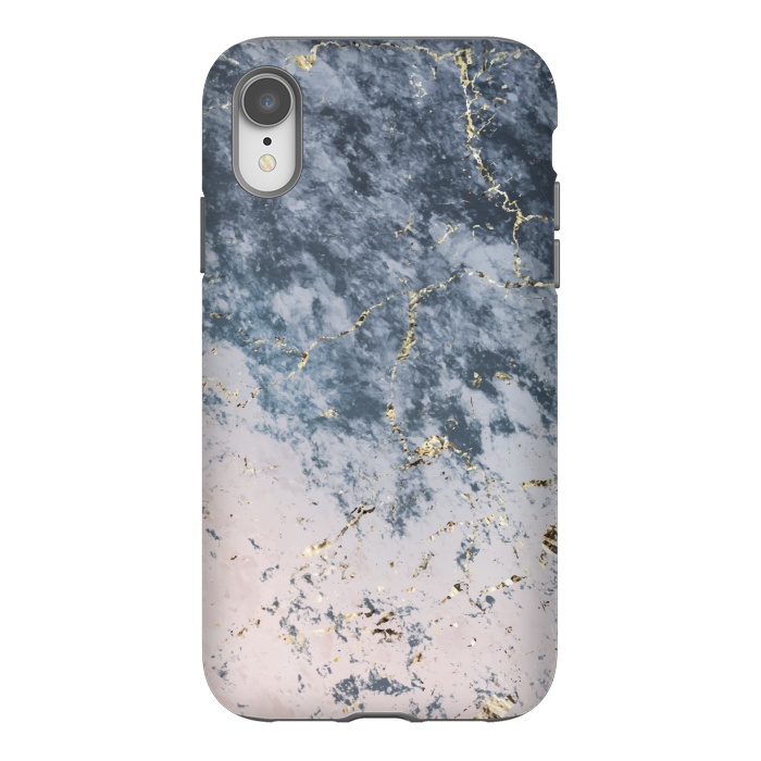 iPhone Xr StrongFit Pink and blue marble by Winston