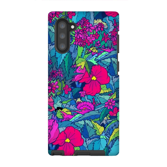 Galaxy Note 10 StrongFit Summer flowers by Steve Wade (Swade)