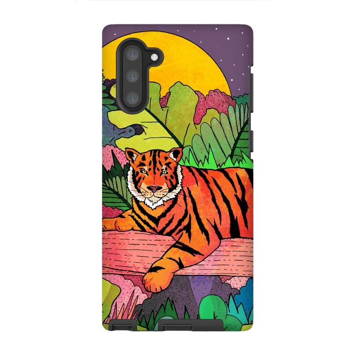 Galaxy Note 10 StrongFit Spring Tiger by Steve Wade (Swade)