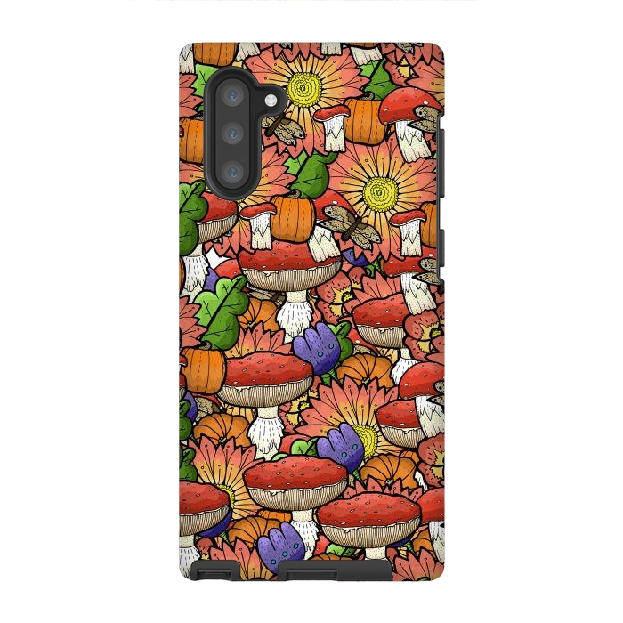 Galaxy Note 10 StrongFit Autumn Pattern by Steve Wade (Swade)