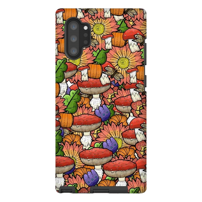 Galaxy Note 10 plus StrongFit Autumn Pattern by Steve Wade (Swade)