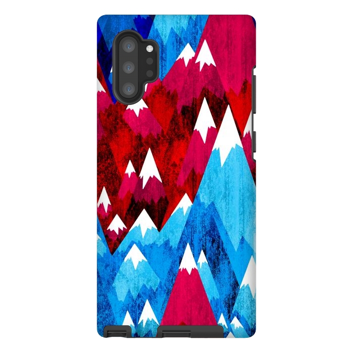 Galaxy Note 10 plus StrongFit Blue Peak Mountains by Steve Wade (Swade)