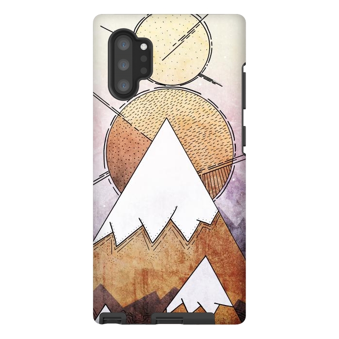 Galaxy Note 10 plus StrongFit Metal Mountains by Steve Wade (Swade)