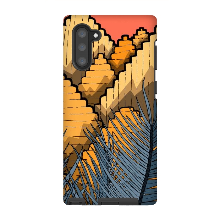 Galaxy Note 10 StrongFit Pyramid Mountains by Steve Wade (Swade)