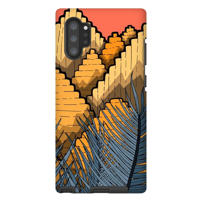 Galaxy Note 10 plus StrongFit Pyramid Mountains by Steve Wade (Swade)