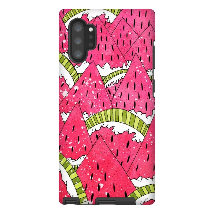 Galaxy Note 10 plus StrongFit Watermelon Mountains by Steve Wade (Swade)