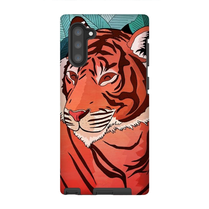 Galaxy Note 10 StrongFit Tiger in the jungle  by Steve Wade (Swade)