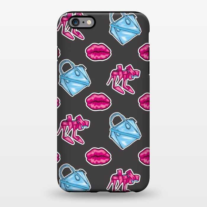 iPhone 6/6s plus StrongFit Beautiful background of the lips shoes and bags by ArtsCase