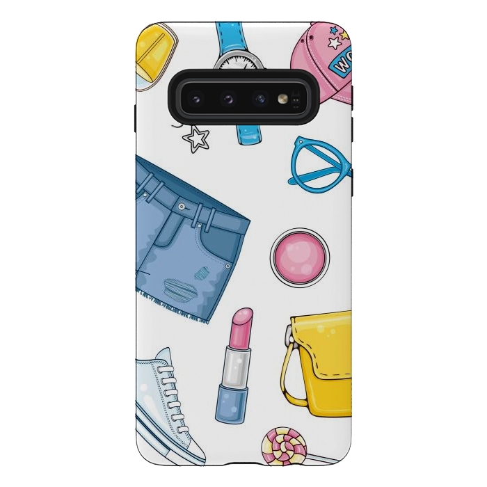 Galaxy S10 StrongFit For Summer Fashion Woman by ArtsCase