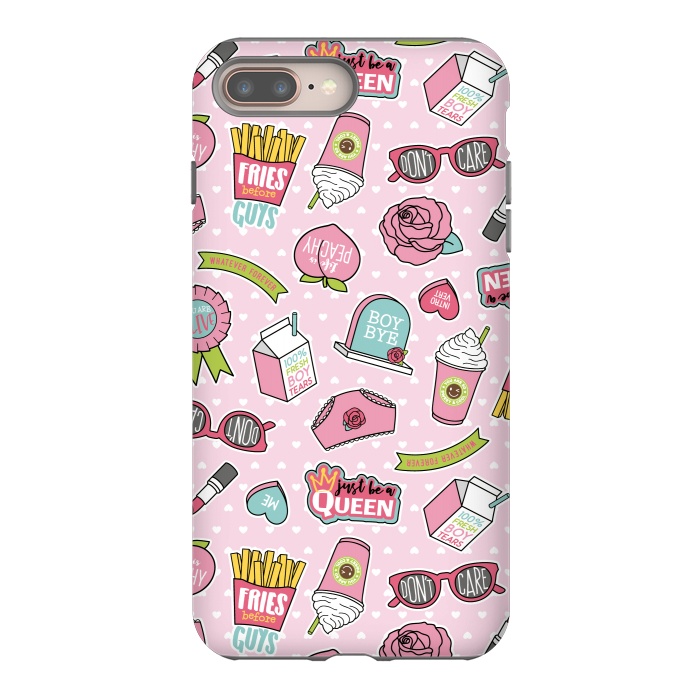 iPhone 7 plus StrongFit Girls Fashion Design With Cute Symbols by ArtsCase