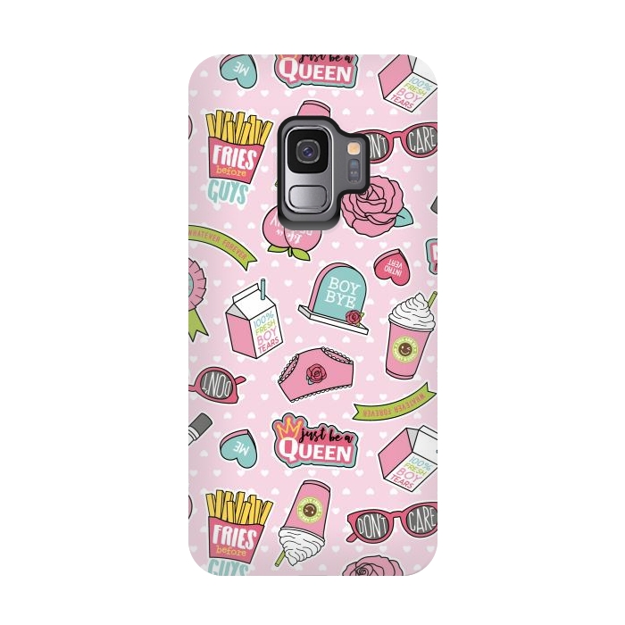 Galaxy S9 StrongFit Girls Fashion Design With Cute Symbols by ArtsCase