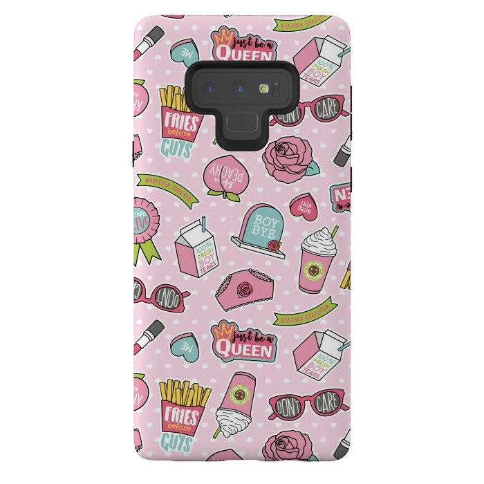 Galaxy Note 9 StrongFit Girls Fashion Design With Cute Symbols by ArtsCase