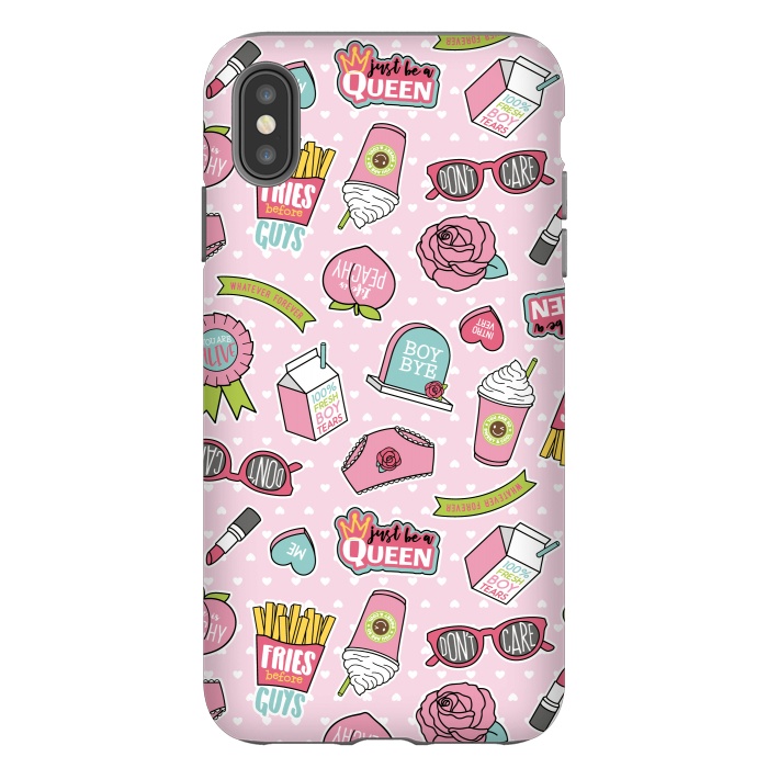 iPhone Xs Max StrongFit Girls Fashion Design With Cute Symbols by ArtsCase