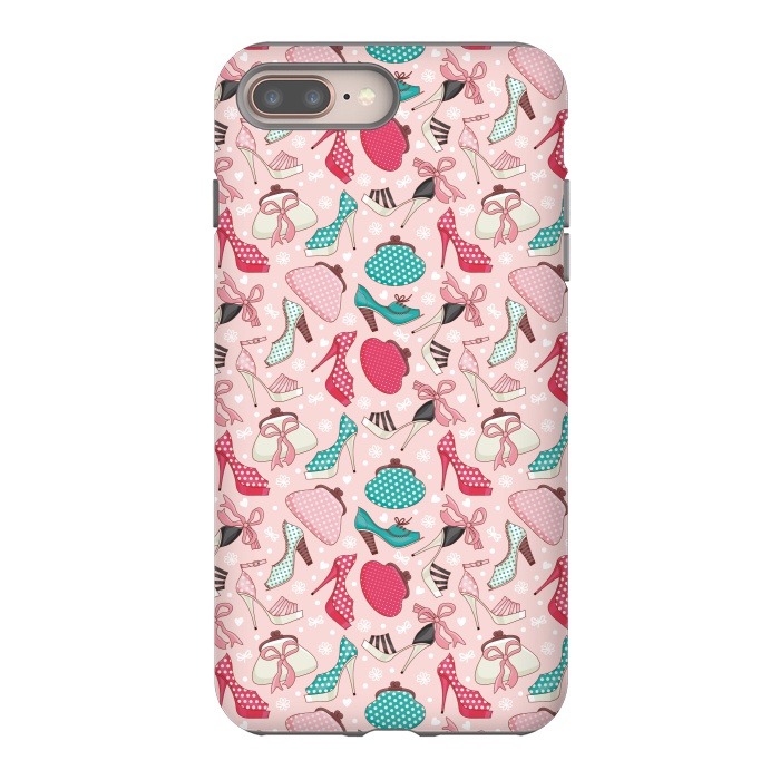 iPhone 7 plus StrongFit Pattern With Women's Shoes And Handbags by ArtsCase