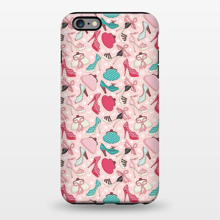 iPhone 6/6s plus StrongFit Pattern With Women's Shoes And Handbags by ArtsCase
