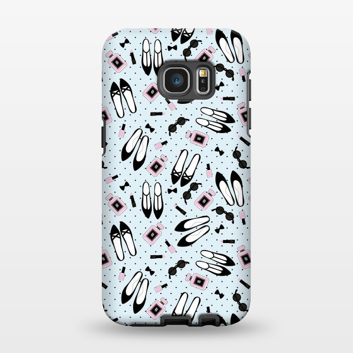 Galaxy S7 EDGE StrongFit Polka Cute Fashion With Beautiful Accessories by ArtsCase