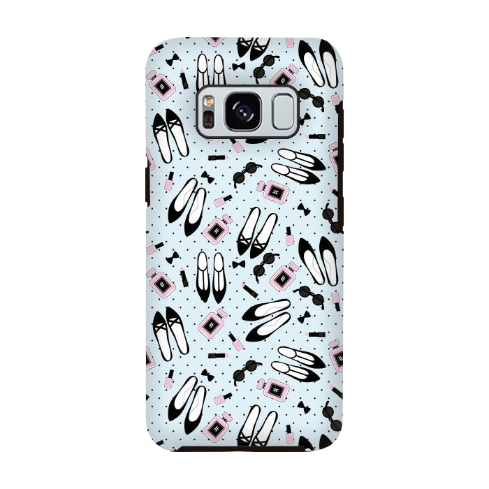 Galaxy S8 StrongFit Polka Cute Fashion With Beautiful Accessories by ArtsCase