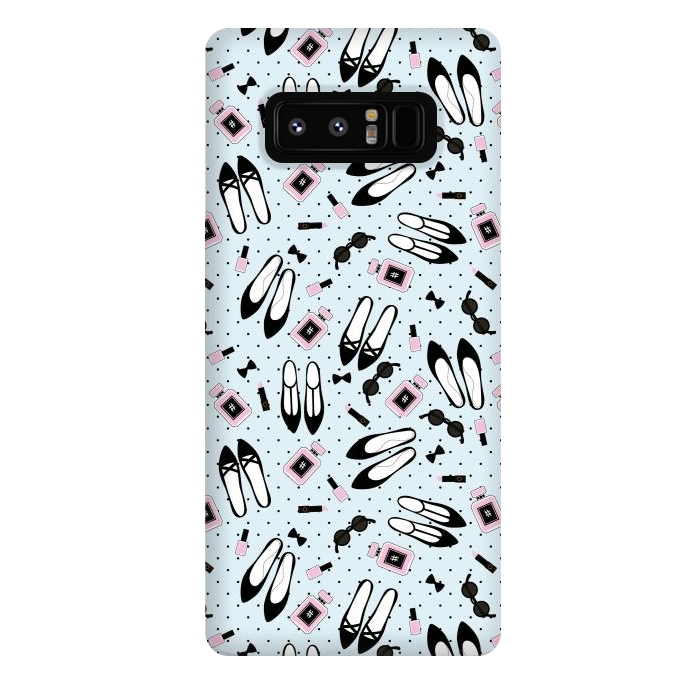 Galaxy Note 8 StrongFit Polka Cute Fashion With Beautiful Accessories by ArtsCase