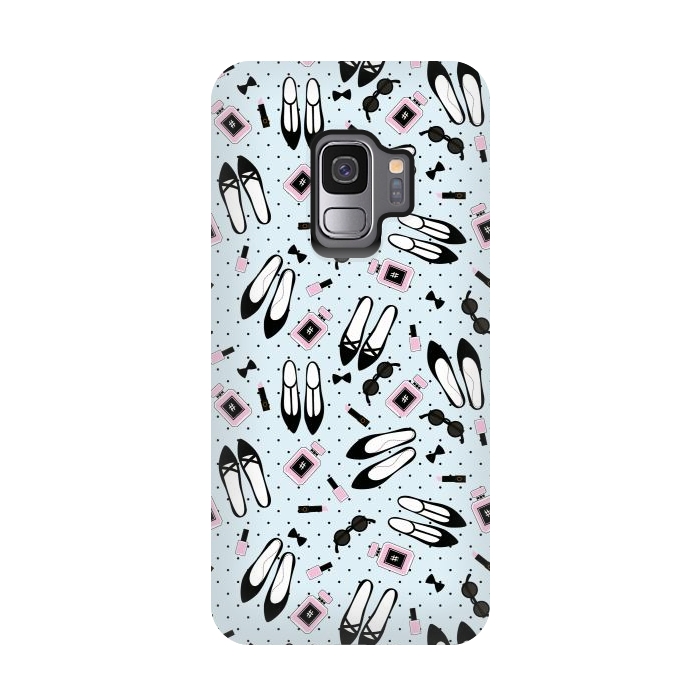 Galaxy S9 StrongFit Polka Cute Fashion With Beautiful Accessories by ArtsCase