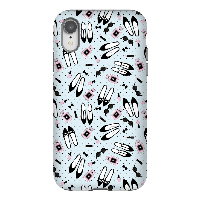 iPhone Xr StrongFit Polka Cute Fashion With Beautiful Accessories by ArtsCase