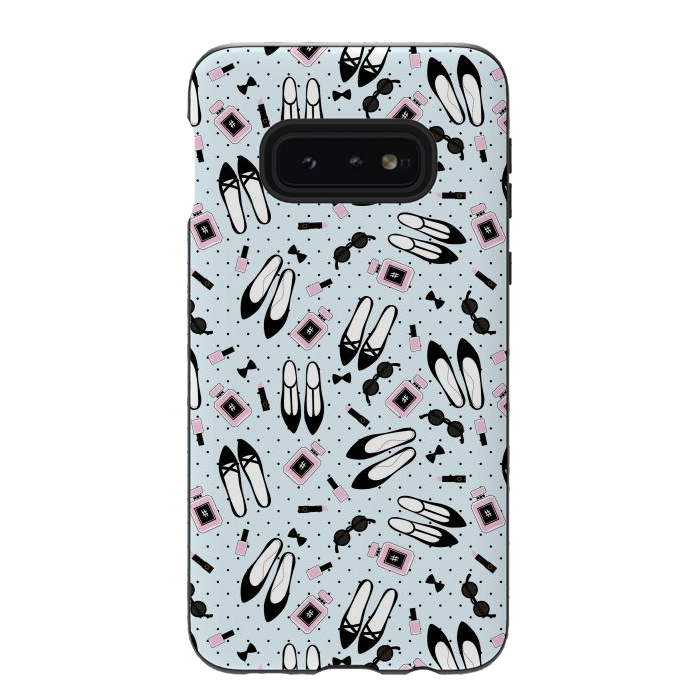 Galaxy S10e StrongFit Polka Cute Fashion With Beautiful Accessories by ArtsCase