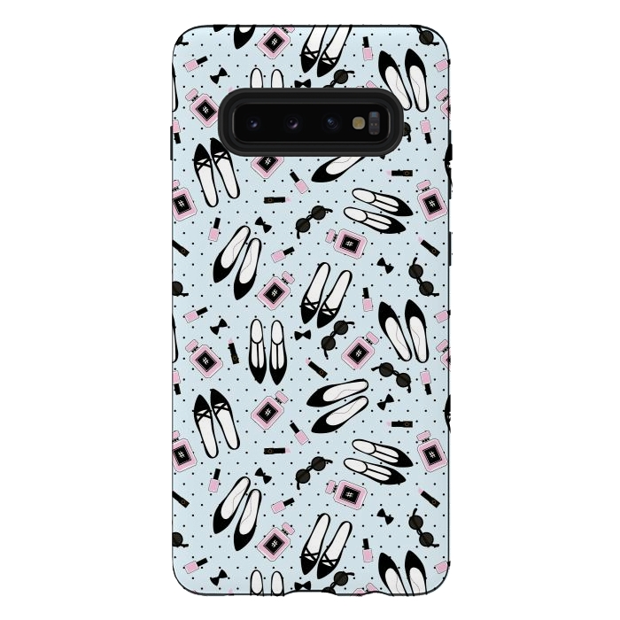 Galaxy S10 plus StrongFit Polka Cute Fashion With Beautiful Accessories by ArtsCase