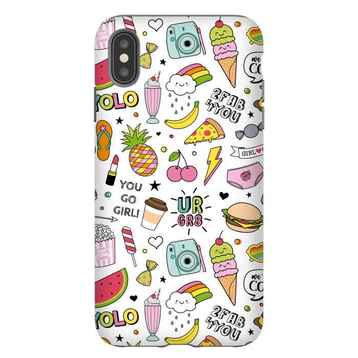 iPhone Xs Max StrongFit Teenage Girls by ArtsCase