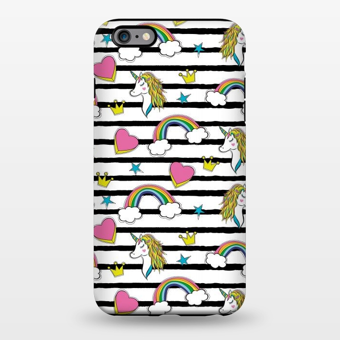 iPhone 6/6s plus StrongFit Unicorns Rainbows and Hearts by ArtsCase