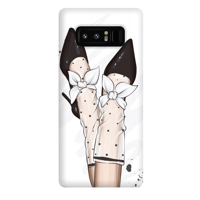 Galaxy Note 8 StrongFit A Fashionable Woman has Accessories for her feet by ArtsCase