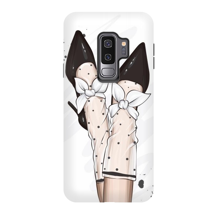 Galaxy S9 plus StrongFit A Fashionable Woman has Accessories for her feet by ArtsCase