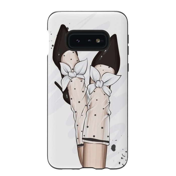 Galaxy S10e StrongFit A Fashionable Woman has Accessories for her feet by ArtsCase