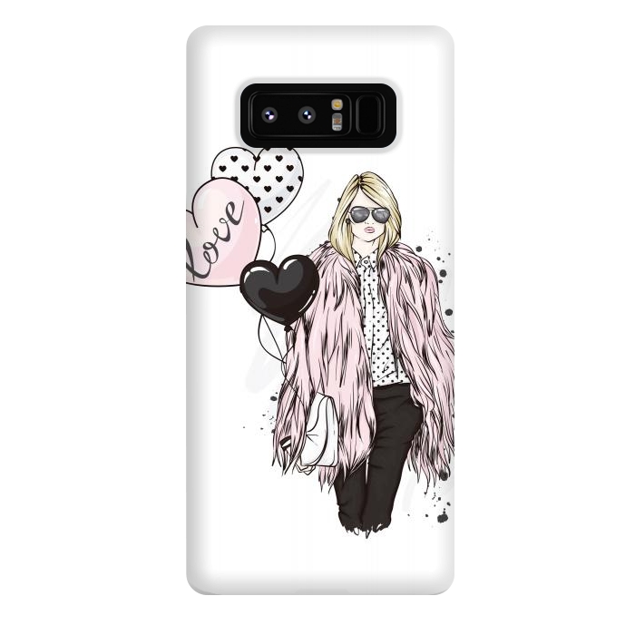 Galaxy Note 8 StrongFit Fashion Woman in Love by ArtsCase