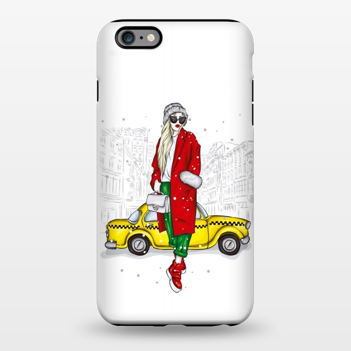 iPhone 6/6s plus StrongFit Taxi and the city by ArtsCase
