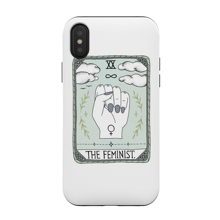 iPhone Xs / X StrongFit The Feminist by Barlena